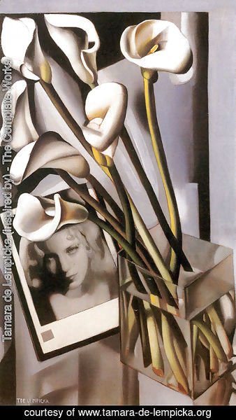Arlette Boucard with Arums, 1931