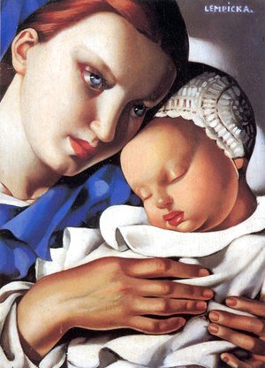 Tamara de Lempicka (inspired by) - Mother and Child, 1931