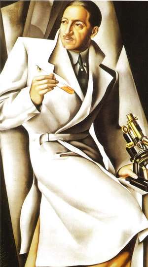 Tamara de Lempicka (inspired by) - Portrait of Doctor Boucard, 1928
