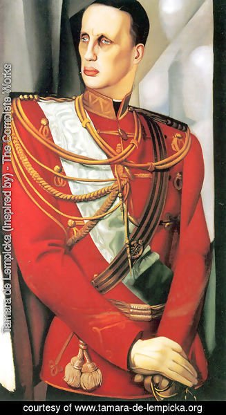 Tamara de Lempicka (inspired by) - Portrait of His Imperial Highness Grand Duke Gabriel, c.1926
