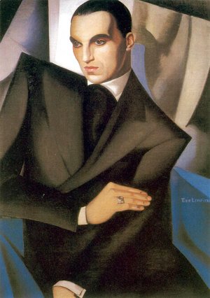 Tamara de Lempicka (inspired by) - Portrait of Marquis Sommi, 1925