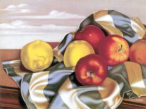 Tamara de Lempicka (inspired by) - Still Life with Apples and Lemons, c.1946