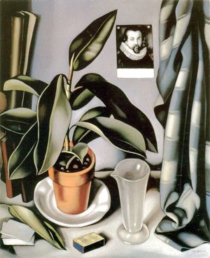 Tamara de Lempicka (inspired by) - Succulent and Flask, c.1941