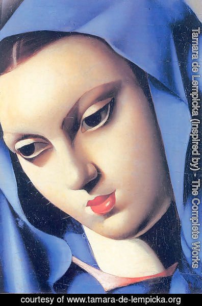 Tamara de Lempicka (inspired by) - The Blue Virgin, 1934