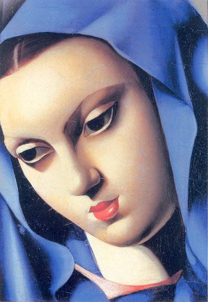 Tamara de Lempicka (inspired by) - The Blue Virgin, 1934