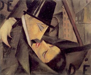 Tamara de Lempicka (inspired by) - The Kiss, c.1922