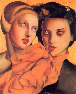 Tamara de Lempicka (inspired by) - The Orange Scarf, 1927
