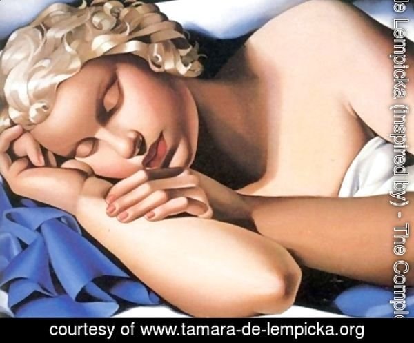 Tamara de Lempicka (inspired by) - The Sleeping Girl Kizette, c.1933