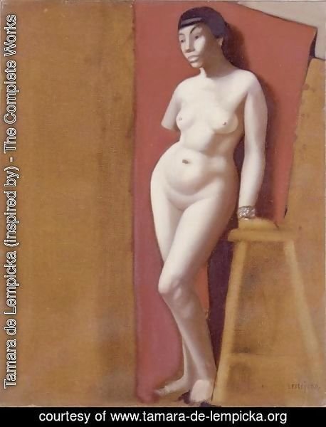 Tamara de Lempicka (inspired by) - Nude without Arm (Nu au bras coupe)