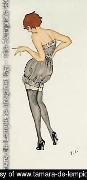 Tamara de Lempicka (inspired by) - Fashion Illustration (Illustration de mode)