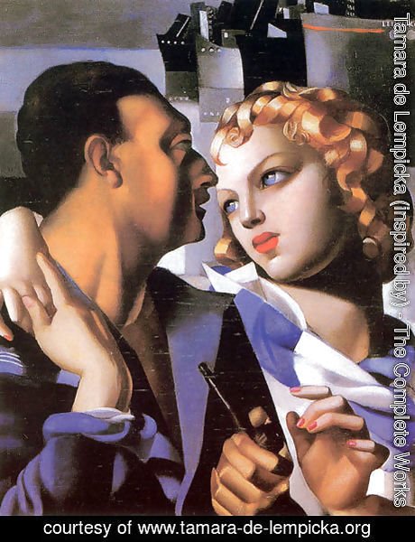 Tamara de Lempicka (inspired by) - Idyll, 1931