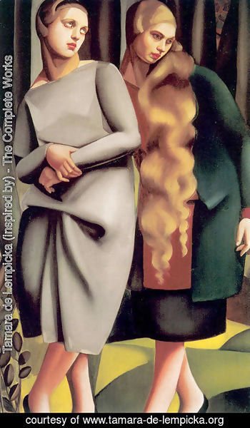 Tamara de Lempicka (inspired by) - Irene and Her Sister, 1925
