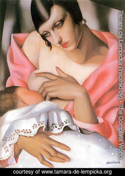 Tamara de Lempicka (inspired by) - Maternity, 1928