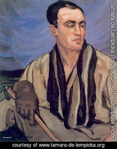Tamara de Lempicka (inspired by) - Portrait of a Polo Player, c.1922