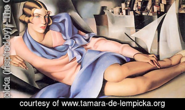 Tamara de Lempicka (inspired by) - Portrait of Arlette Boucard, 1928