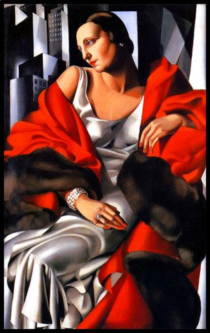 Tamara de Lempicka (inspired by) - Portrait of Mrs Boucard, 1931