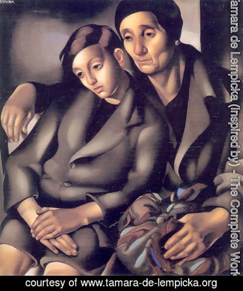 Tamara de Lempicka (inspired by) - The Refugees, 1931