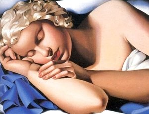 Tamara de Lempicka (inspired by) - The Sleeping Girl Kizette, c.1933