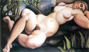 Tamara de Lempicka (inspired by) - The Sleeping Girl, 1923