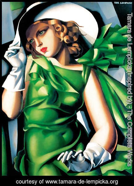 Tamara de Lempicka (inspired by) - Young Lady with Gloves, 1930