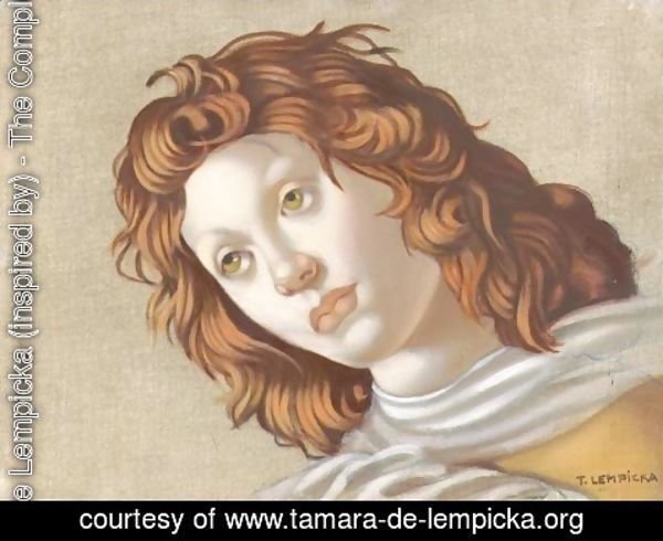 Tamara de Lempicka (inspired by) - Study According to Botticelli (Etude d'apres Botticelli)