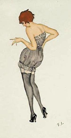 Tamara de Lempicka (inspired by) - Fashion Illustration (Illustration de mode)