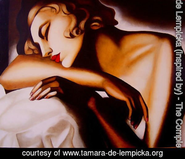 Tamara de Lempicka (inspired by) - The Sleeper (La Dormeuse)